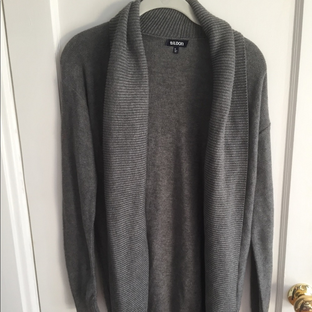 Long Grey Cardigan